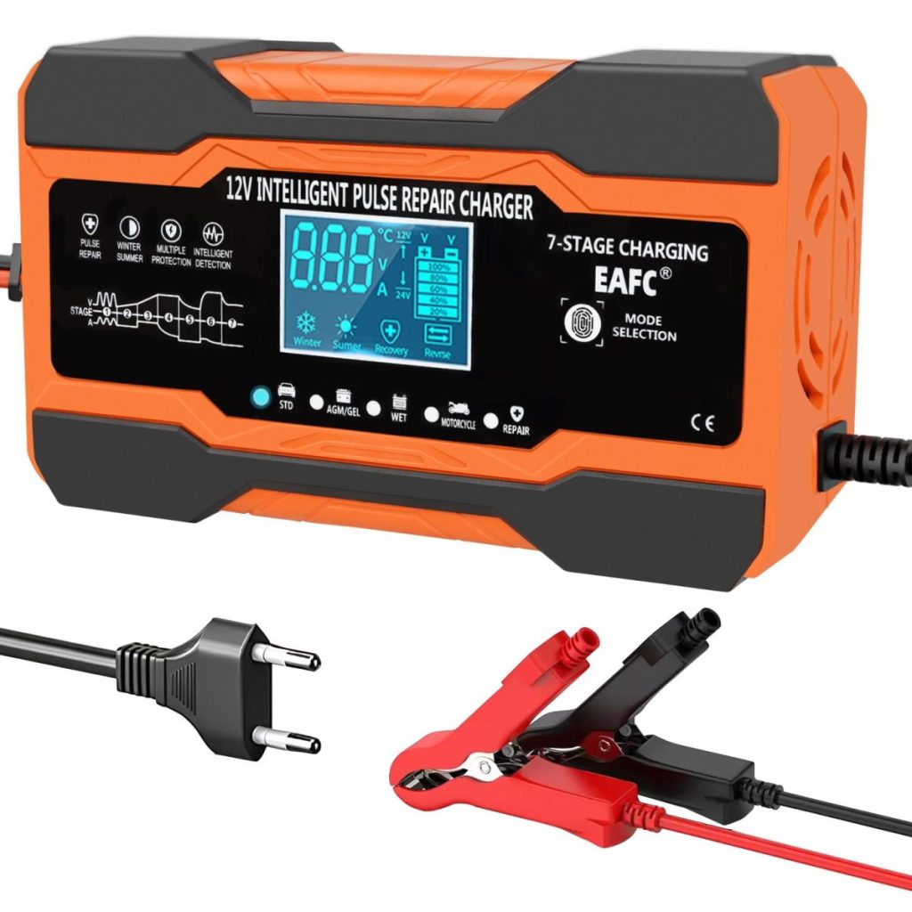 Chargeur batterie 12V intelligent 12A plomb AGM Gel