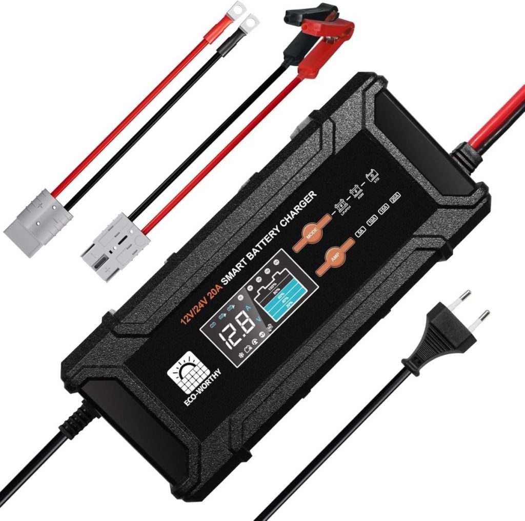 Chargeur batterie LiFePO4 ECO-WORTHY EPA2420L