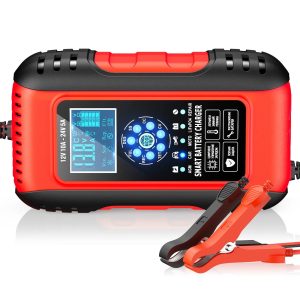 Chargeur batterie lithium 12V 24V 10A écran tactile