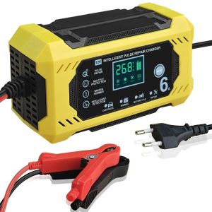 Chargeur de batterie moto 12V 6A avec réparation