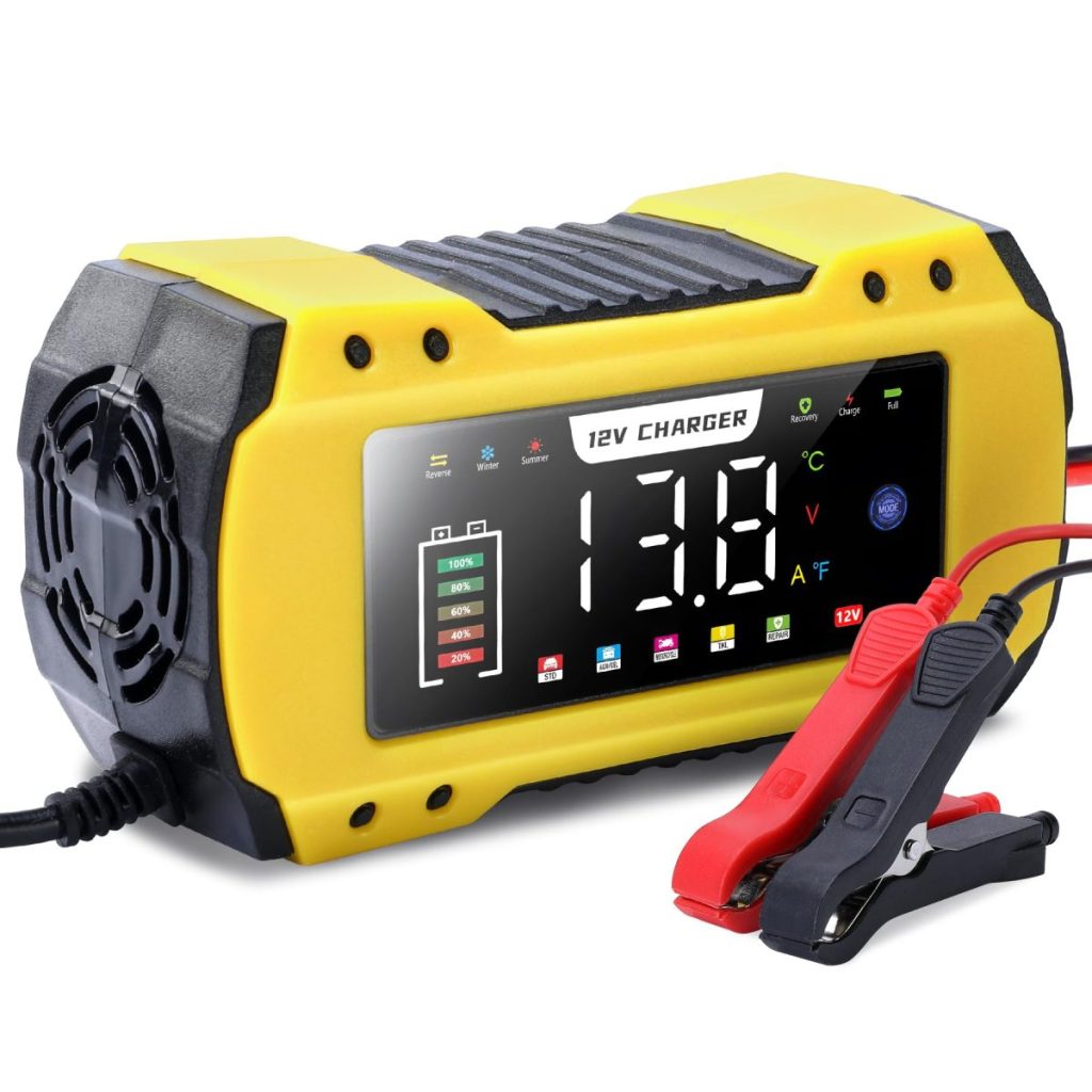 Mainteneur de charge 12V 8A avec écran LCD